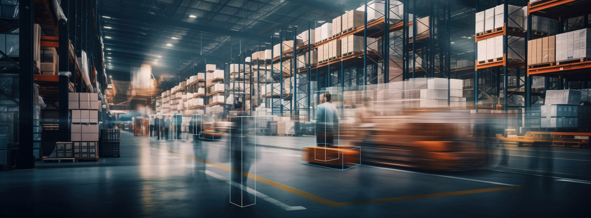 MicroVision object detection in a warehouse