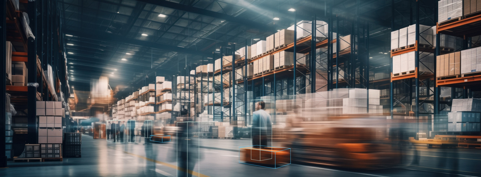 MicroVision object detection in a warehouse