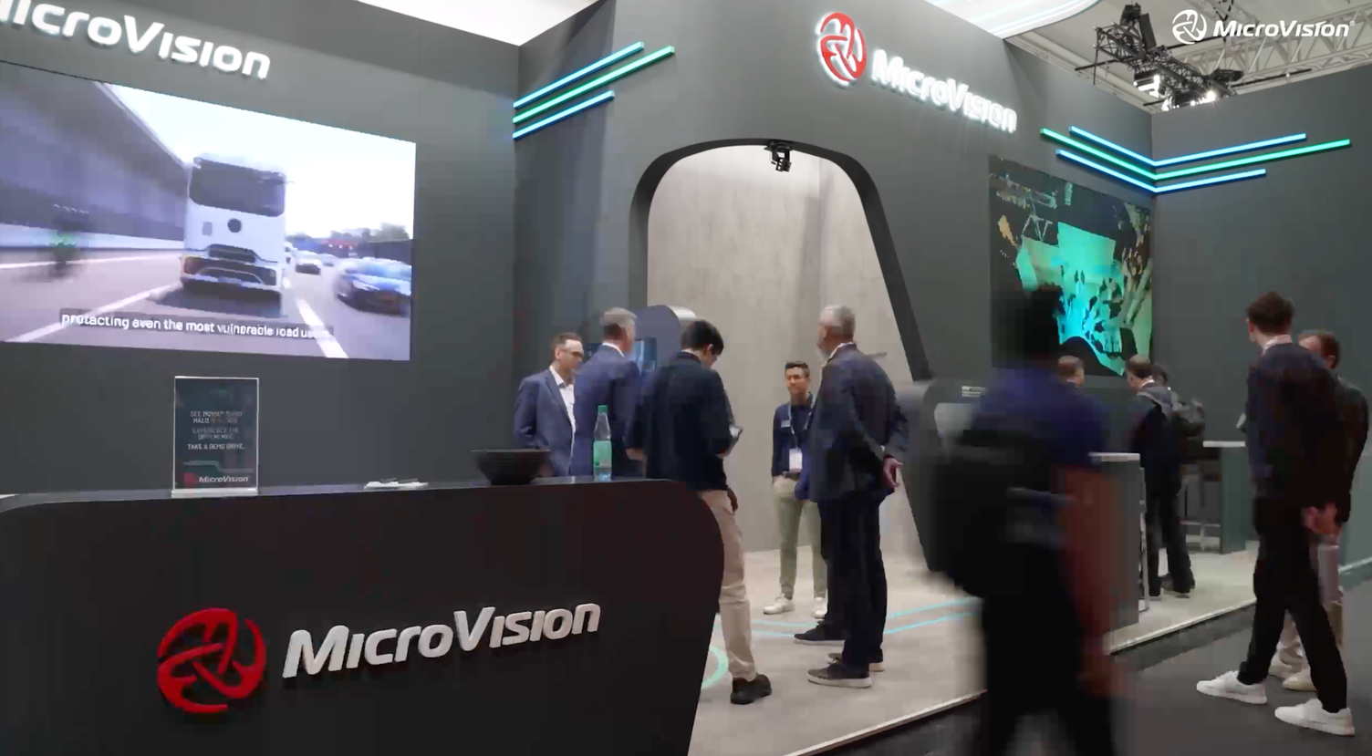 Booth MicroVision at IAA Transportation
